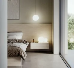 Lampe*Lodes Lampe à poser, Volum 22, , dimmable, Ø22cm, H21cm - blanc brillant