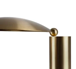 Lampe*Lumen Center Italia Lampe à poser, Washington, , LED, dim, 2700k, 900 lm, Ø51cm, H39cm - or satiné