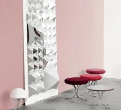 Lampe à poser, Wire, blanc, chrome, Ø40cm, H54cm - Verpan