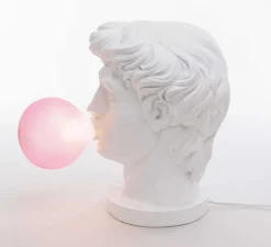 Lampe à poser, Wonder, blanc et rose, L21cm, H40,5cm - Seletti
