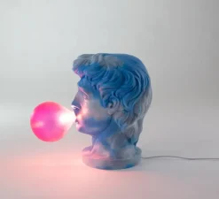 Lampe*Seletti Lampe à poser, Wonder Cloud, , L21cm, H40,5cm - bleu et rose