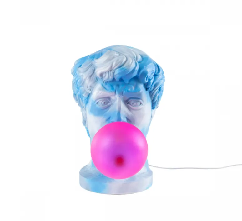 Lampe*Seletti Lampe à poser, Wonder Cloud, , L21cm, H40,5cm - bleu et rose