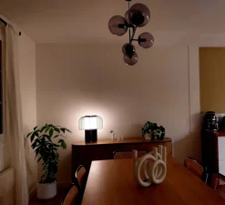 Lampe*DCW éditions Paris Lampe à poser, Yasuke, , LED, dim, 2700-3400K, 1300 lm, L39,5cm, H44,3cm - noir et vert