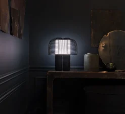 Lampe*DCW éditions Paris Lampe à poser, Yasuke, , LED, 2700/3400K, 1300lm, L39,5cm, H44,3cm - noir