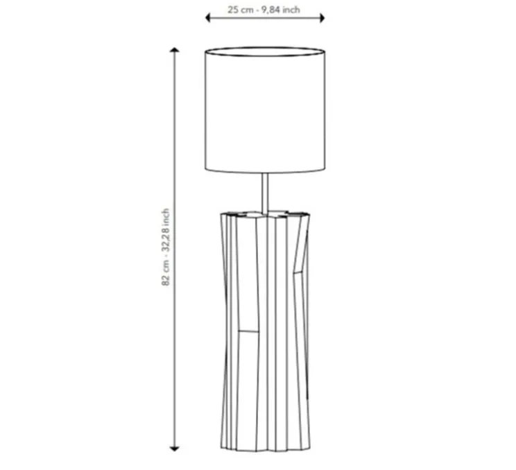 Lampe à poser, Yucca N°3, jaune, Ø25cm, H82cm - Serax