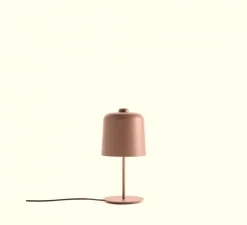 Lampe*Luceplan Lampe à poser, Zile, , Ø20cm, H42cm - rouge brique
