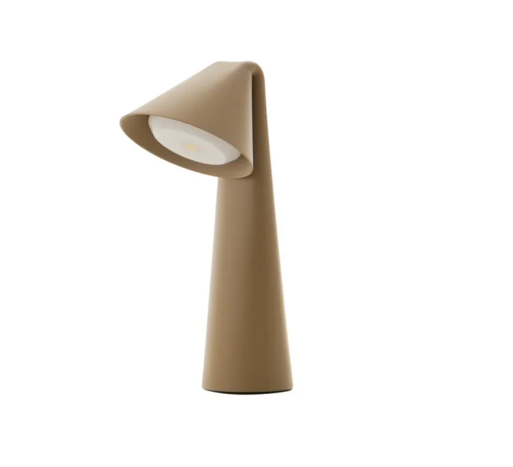 Lampe, Baladeuse, Ami, vert olive, IP44, LED, dim, 2700K, 30-75-150 lm, Ø9cm, H31,6cm - Frandsen