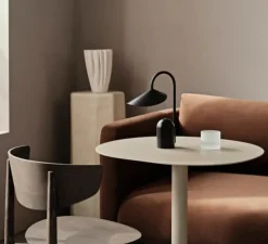 Lampe, Baladeuse, Arum, noir, IP44, LED, dim, 2700K, 240 lm, Ø7cm, H30cm - Ferm Living