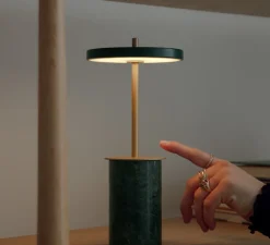 Lampe*Umage Lampe, Baladeuse, Asteria Move mini, , LED, dim, 2600K, 124 lm, Ø12cm, H25,5cm - Marbre vert