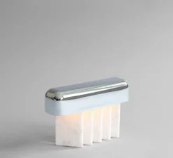 Lampe, Baladeuse, Beetle, marbre, chrome, LED, dim, 2400K, lm, L32,3cm, H20cm - 101 Copenhagen