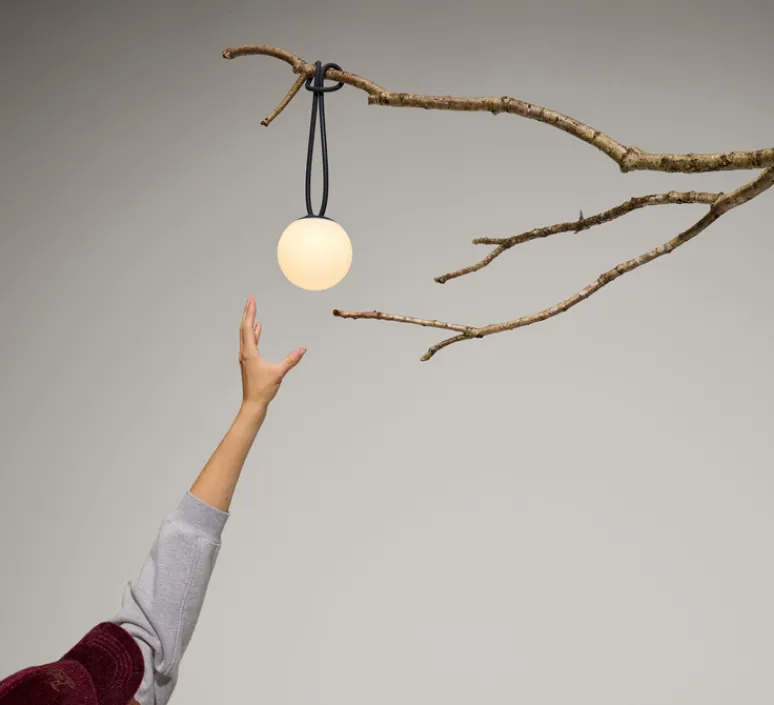 Lampe|Enfants*Fatboy Lampe, Baladeuse, Bolleke Mini La Surprise, , IP55, LED, dim, 2700K, 30 lm, Ø12cm, H12cm - noir