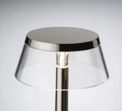 Lampe, Baladeuse, Bon Jour unplugged, chrome, LED, dim, 2200-2700-3000K, 150 lm, Ø13,1cm, H27cm - Flos