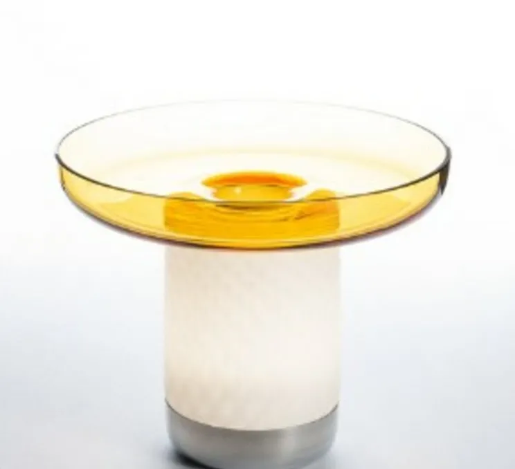 Lampe, Baladeuse, Bonta + plate, blanc, assiette topaz, LED, dim, 2700K, 242 lm, Ø26cm, H21,4cm - Artemide