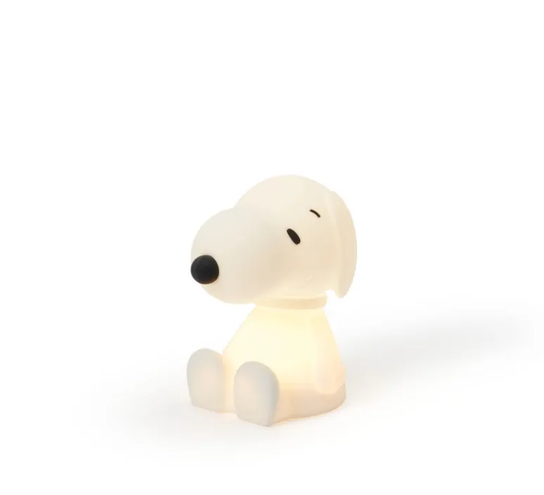 Enfants|Lampe*Mr Maria Lampe, Baladeuse, Bundle Snoopy, , LED, 2700K, 5lm, Ø10cm, H16,5cm - blanc