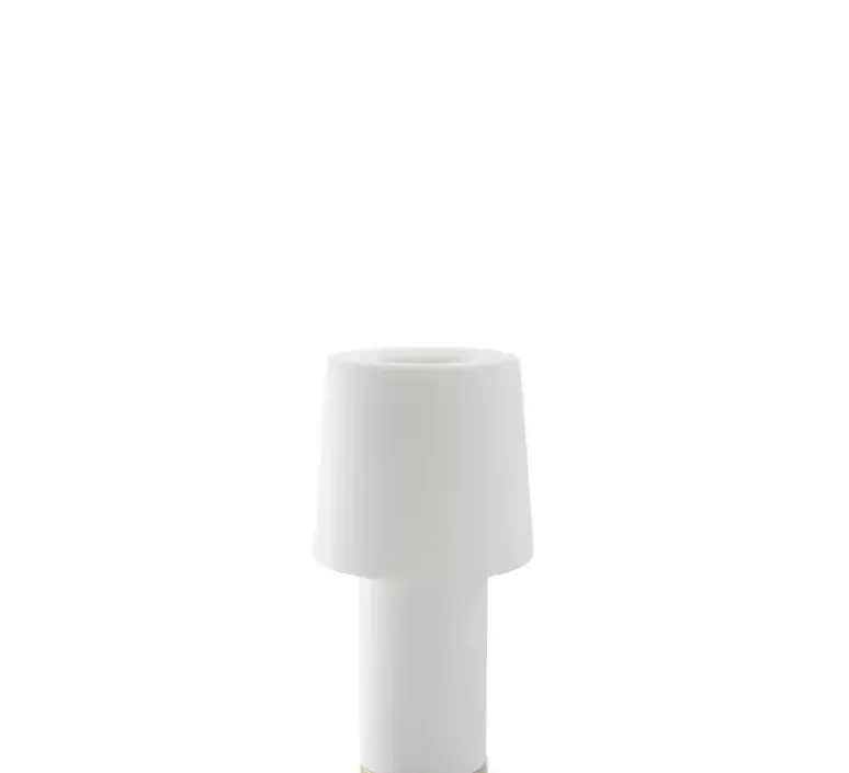 Lampe*Fontana Arte Lampe, Baladeuse, Cameo, , IP54, LED, dim, 2700K, 220 lm, L12,3cm, H24,9cm - blanc, or