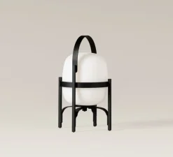 Lampe*Santa & Cole Lampe, Baladeuse, Cestita Alubat, , IP65, LED, dim, 2700K, 313 lm, Ø22cm, H36cm - noir