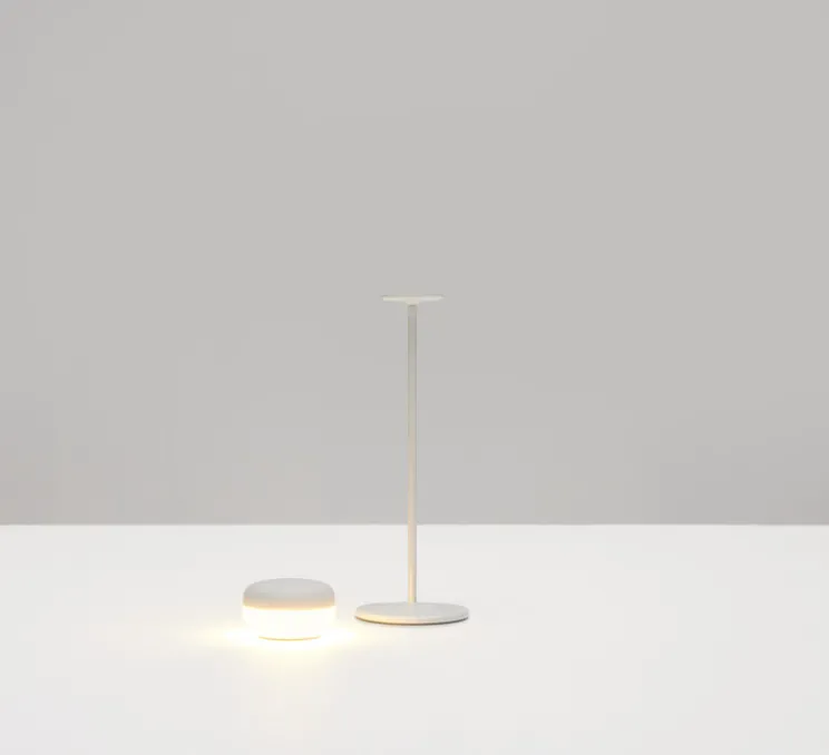 Lampe, Baladeuse, Cheerio, désert, IP55, LED, dim, 2200K, 14 lm, Ø8cm, H26cm - Fatboy