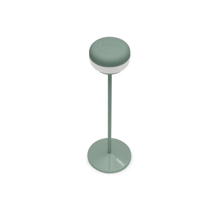 Lampe, Baladeuse, Cheerio, sauge, IP55, LED, dim, 2200K, 14 lm, Ø8cm, H26cm - Fatboy