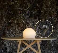 Lampe*Estiluz Lampe, Baladeuse, d'extérieur, Circ M-3727, , IP67, LED, dim, 3000K, 290 lm, L37cm, H12,1cm - or satiné