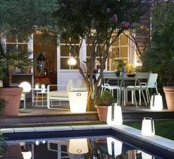 Lampe, Baladeuse, d'extérieur, BALAD, Carbone, LED, H25cm, Ø19cm - Fermob