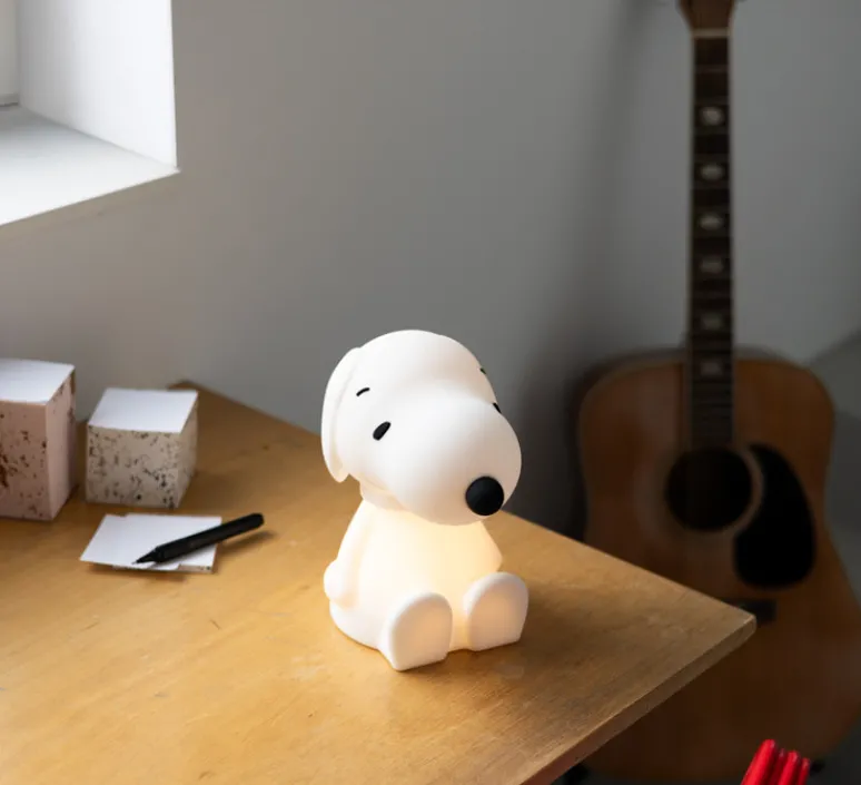Enfants|Lampe*Mr Maria Lampe, Baladeuse, First Light Snoopy, , LED, Ø16cm, H23cm - blanc