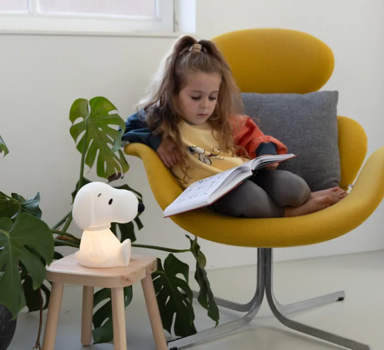 Enfants|Lampe*Mr Maria Lampe, Baladeuse, First Light Snoopy, , LED, Ø16cm, H23cm - blanc