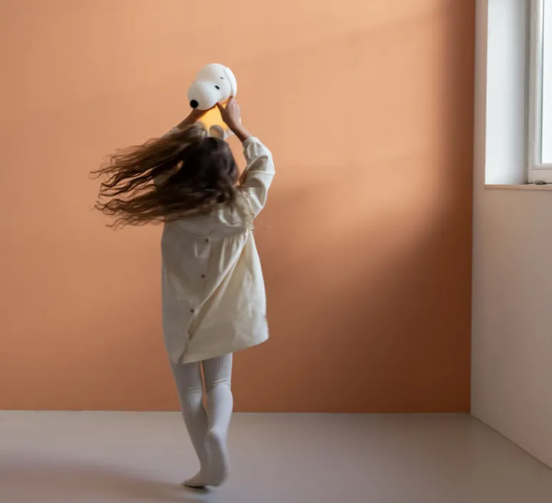 Enfants|Lampe*Mr Maria Lampe, Baladeuse, First Light Snoopy, , LED, Ø16cm, H23cm - blanc