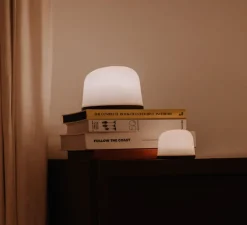 Lampe, Baladeuse, Fondant set de 3, noyer, IP65, LED, dim, 2700K, 100 lm, Ø26cm, H8,5cm - Atelier Pierre