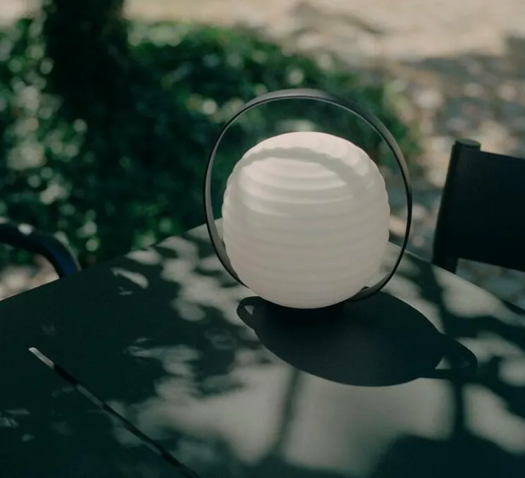 Lampe, Baladeuse, Lantern, blanc, IP44, LED, dim, 2700K, 176 lm, L21cm, H23cm - New Works