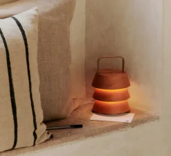 Lampe*Ferm Living Lampe, Baladeuse, Luver, , IP44, LED, dim, 2200K, 65 lm, Ø15cm, H22cm - naturel