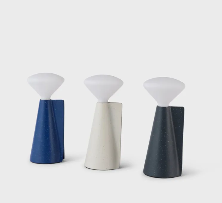 Lampe, baladeuse, Mantle, Bleu Cobalt, IP44, Ø8cm, H19cm - Tala