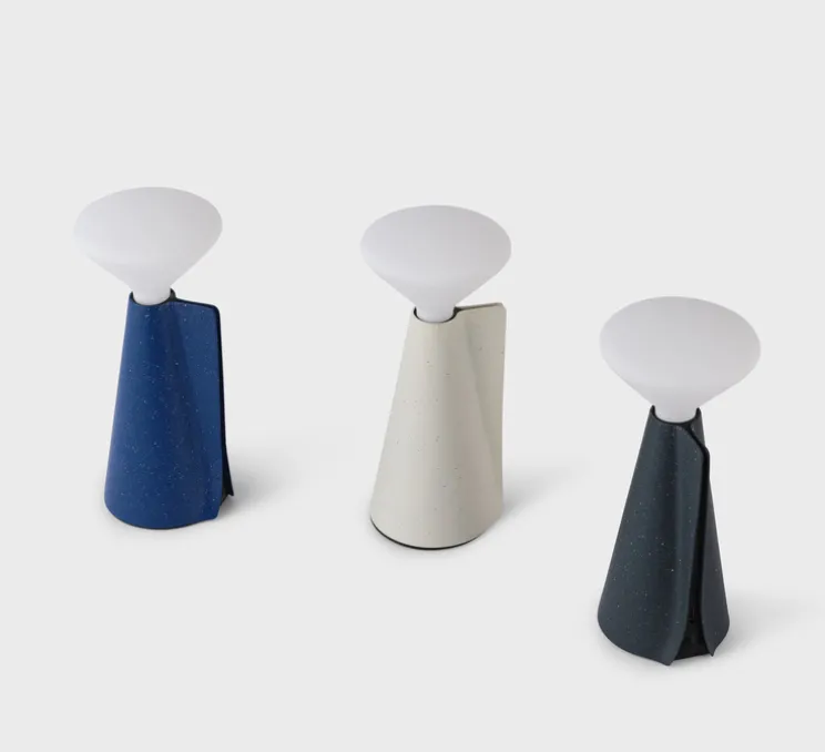 Lampe, baladeuse, Mantle, Bleu Cobalt, IP44, Ø8cm, H19cm - Tala