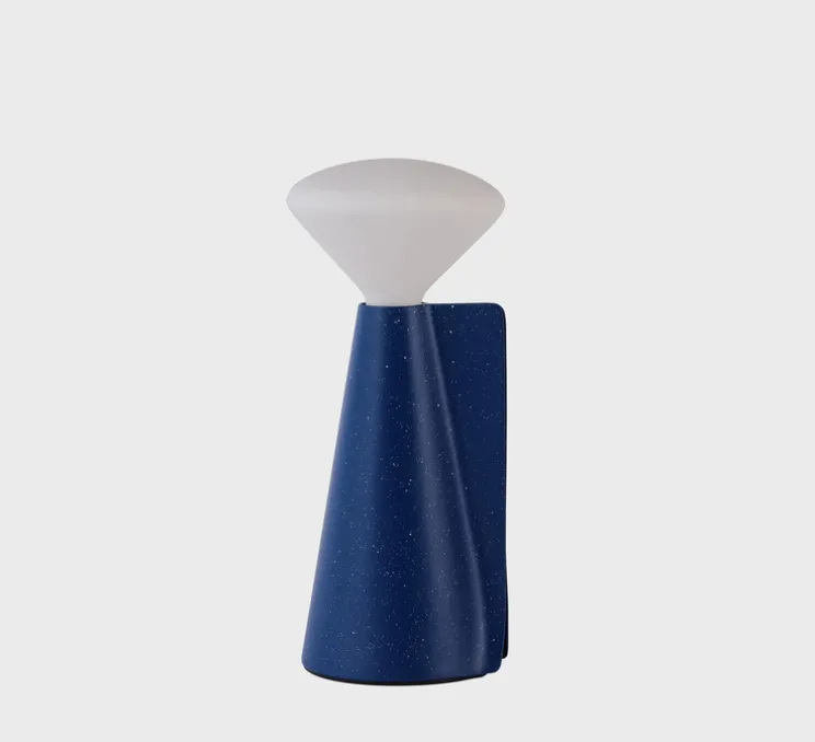 Lampe, baladeuse, Mantle, Bleu Cobalt, IP44, Ø8cm, H19cm - Tala