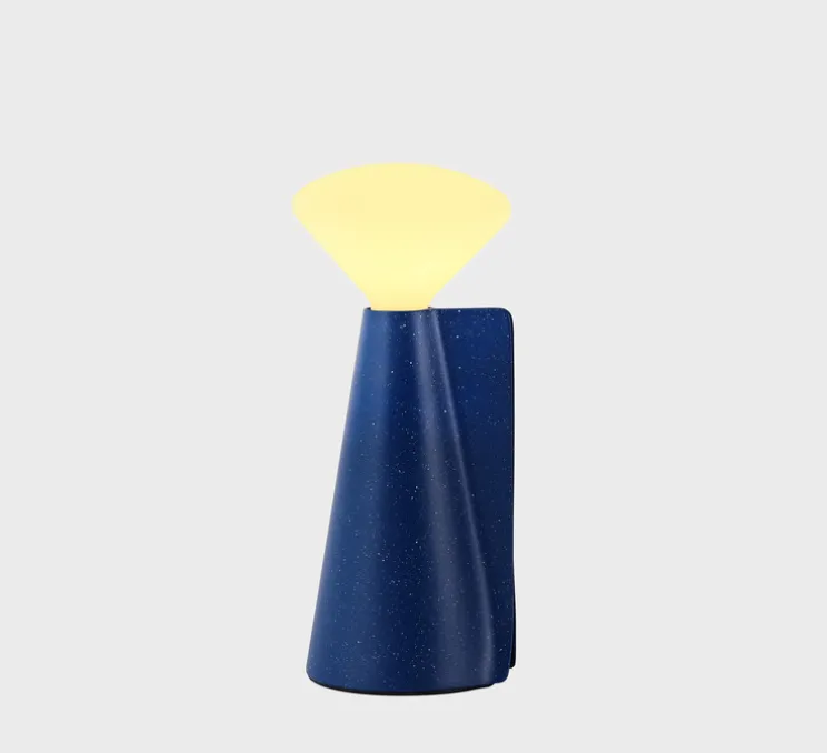 Lampe, baladeuse, Mantle, Bleu Cobalt, IP44, Ø8cm, H19cm - Tala