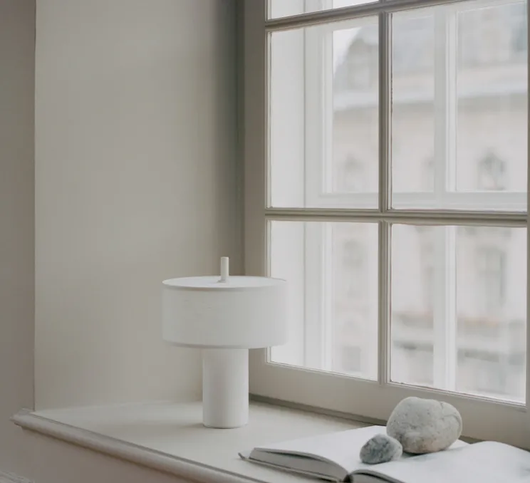 Lampe, Baladeuse, Margin, blanc, LED, dim, 2500-2700-3000K, 220 lm, Ø23cm, H31cm - New Works