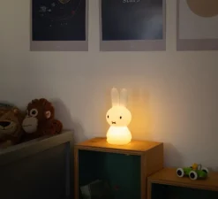 Lampe, Baladeuse, Miffy Shines Tactile, blanc, LED, dim, 2700K, 100 lm, L10,5cm, H23cm - Mr Maria