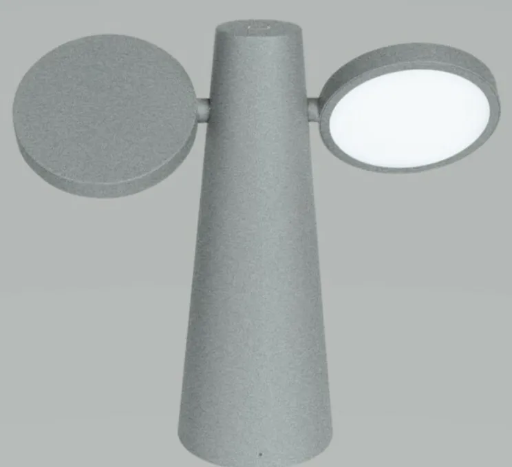 Lampe, Baladeuse, Oto, gris lalipi, IP54, L29cm, H27cm - Fermob