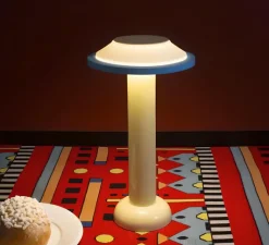 Lampe*Sowden Lampe, Baladeuse, PL2.01, , LED, dim, 2800K, 160lm, Ø18cm, H30,5cm - jaune, blanc