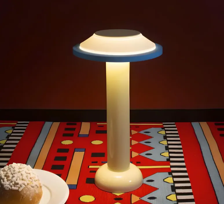 Lampe*Sowden Lampe, Baladeuse, PL2.01, , LED, dim, 2800K, 160lm, Ø18cm, H30,5cm - jaune, blanc