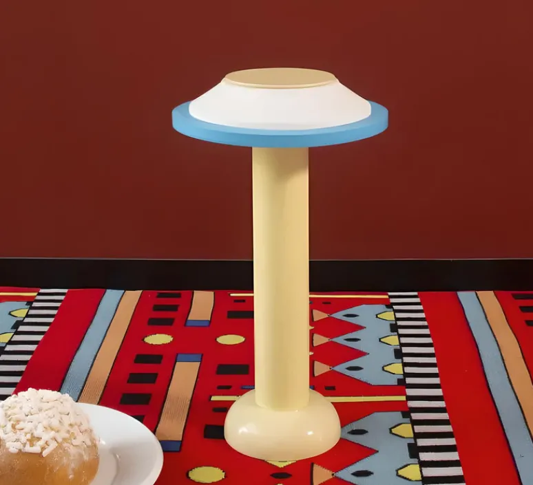 Lampe*Sowden Lampe, Baladeuse, PL2.01, , LED, dim, 2800K, 160lm, Ø18cm, H30,5cm - jaune, blanc