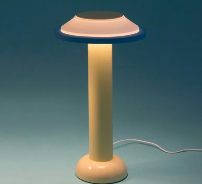 Lampe*Sowden Lampe, Baladeuse, PL2.01, , LED, dim, 2800K, 160lm, Ø18cm, H30,5cm - jaune, blanc