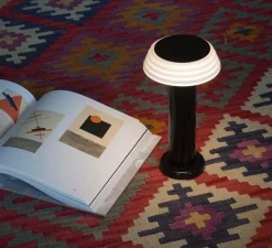 Lampe*Sowden Lampe, Baladeuse, PL1-Black, blanc & noir, LED, dim, 2800K, 250lm, Ø13cm, H24cm - blanc & noir