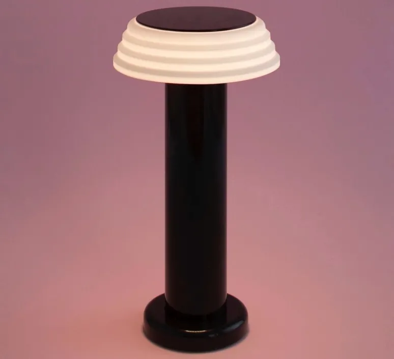 Lampe*Sowden Lampe, Baladeuse, PL1-Black, blanc & noir, LED, dim, 2800K, 250lm, Ø13cm, H24cm - blanc & noir