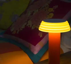 Lampe|Enfants*Sowden Lampe, Baladeuse, PL1-Red, , LED, dim, 2800K, 250lm, Ø13cm, H24cm - rouge, jaune