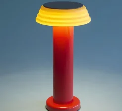Lampe|Enfants*Sowden Lampe, Baladeuse, PL1-Red, , LED, dim, 2800K, 250lm, Ø13cm, H24cm - rouge, jaune