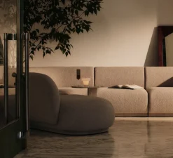 Lampe, Baladeuse, Ripple, blanc, IP44, LED, dim, 2500K, 40 lm, Ø12,3cm, H10,2cm - Ferm Living