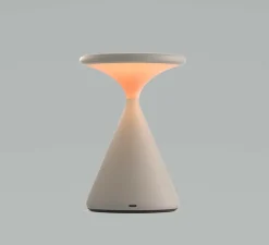 Lampe, Baladeuse, Salt, sable, IP21, LED, dim, 1300K à 2700K, 450 lm, Ø12,8cm, H19cm - GRAU