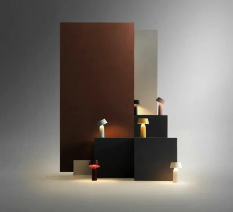 Lampe|Enfants*Marset Lampe, baladeuse, sans fil, Bicoca, LED, dimmable, , H22,5cm - blanc cassé