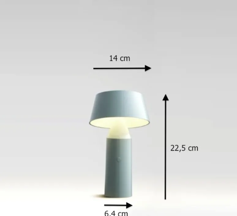 Lampe|Enfants*Marset Lampe, baladeuse, sans fil, Bicoca, LED, dimmable, , H22,5cm - blanc cassé