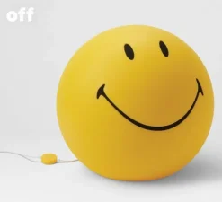 Lampe, Baladeuse, Smiley® XL, jaune, IP24, Ø45cm, H40cm - Mr Maria